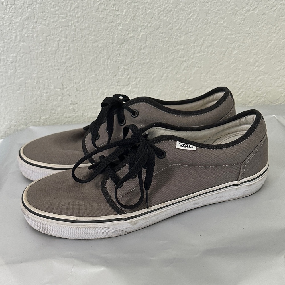 Vans Men's Black and Gray Sneakers
